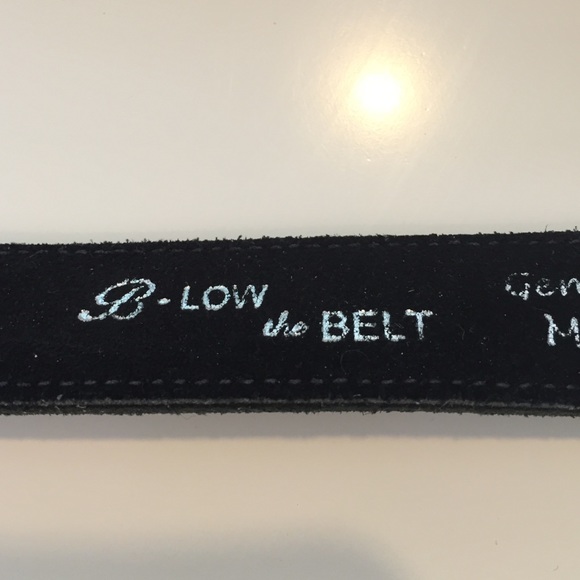 B\'low the belt skull leather belt