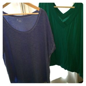 Two Lane Bryant tees 22/24