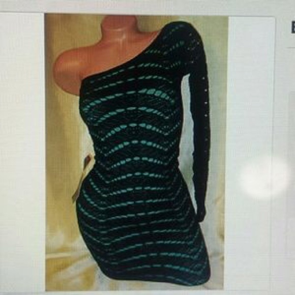 One shoulder Bebe dress
