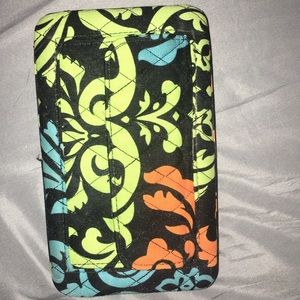 Colorful quilted wallet