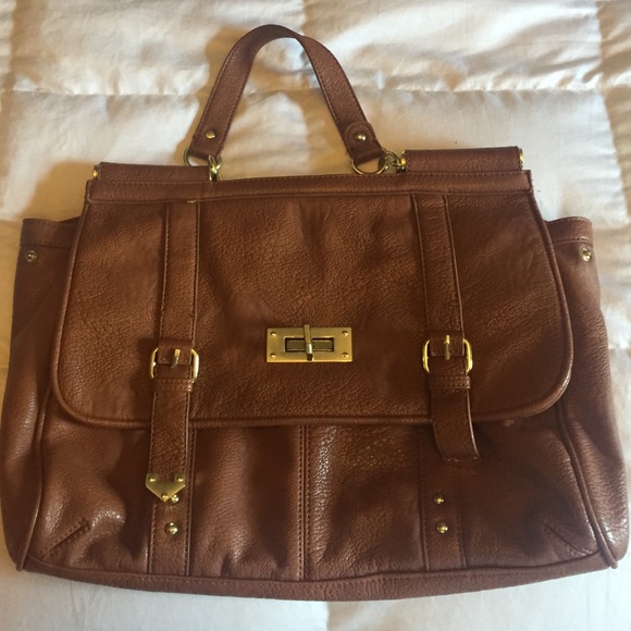 Cognac Leather Bag