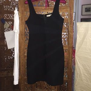 Black body-con dress