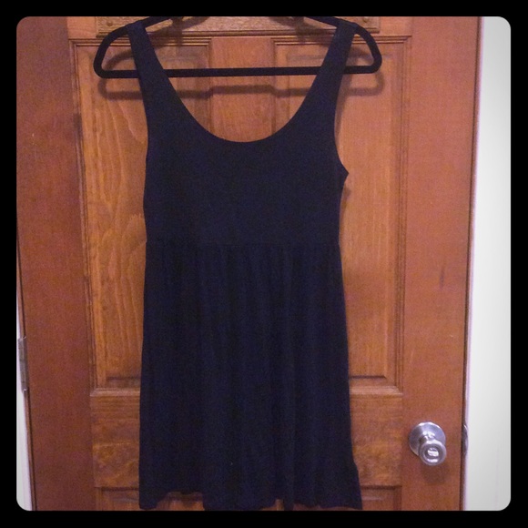 Forever 21 "I Love H81" Black Dress with Cutouts - Picture 1 of 3