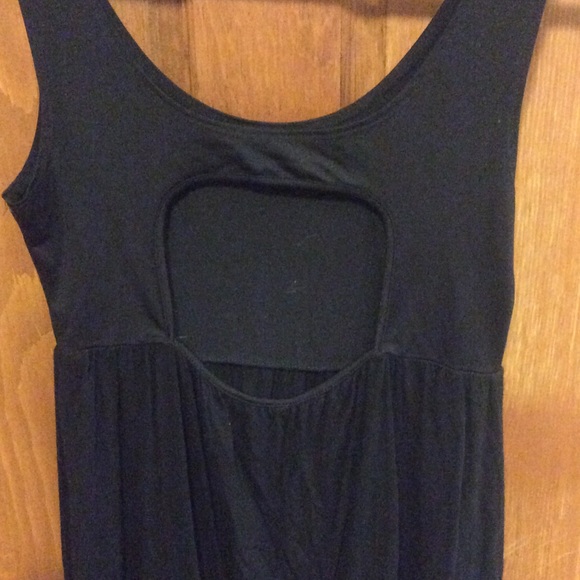 Forever 21 "I Love H81" Black Dress with Cutouts - Picture 3 of 3