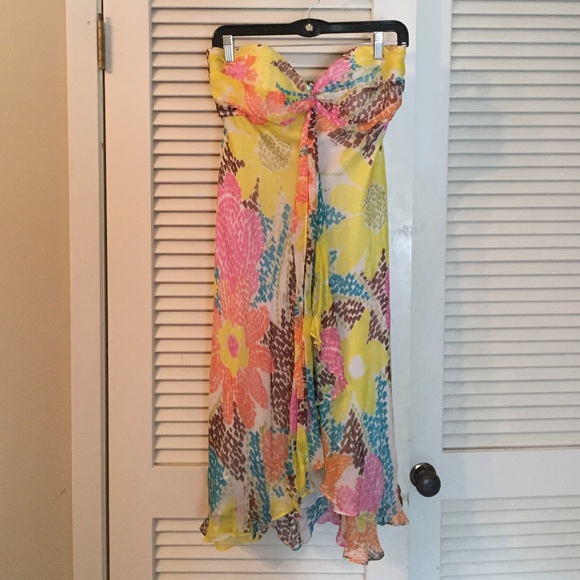 Colorful Floral cocktail dress