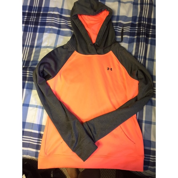 Under Armour Neon Orange Hoodie