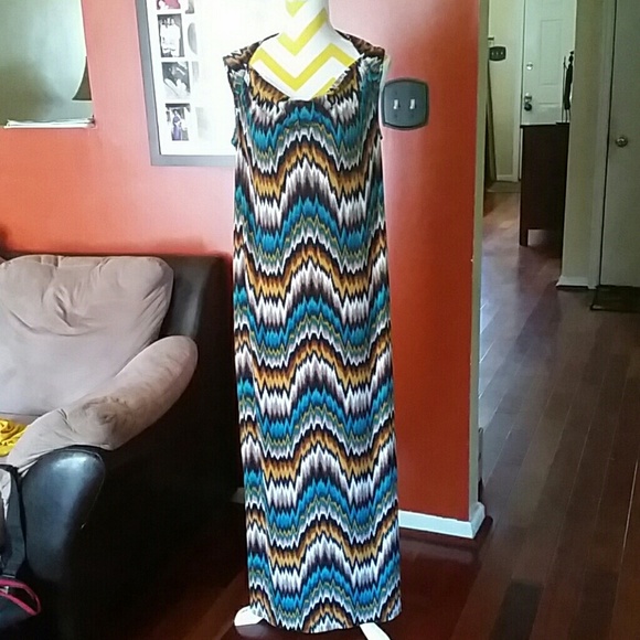 Colorful Nine West maxi dress