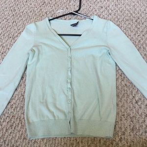 H&M mint cardigan