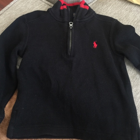 Polo pullover sweatshirt