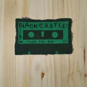 Black Castle cassette tape PATCH.