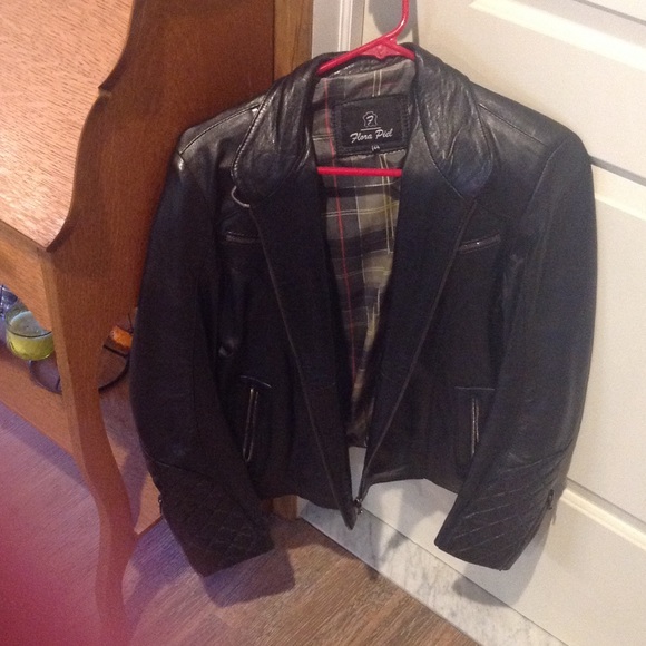 REAL LAMB SKIN Soft Black Leather Jacket