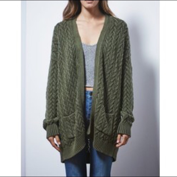 LA Hearts Basketweave Open Front Cardigan