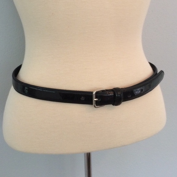 Aldo belt. Black. Shine finish. Small