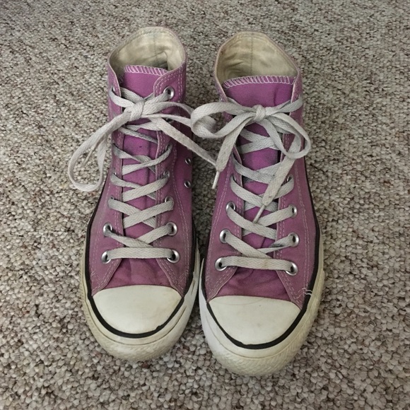 Converse Purple High-Top Sneakers