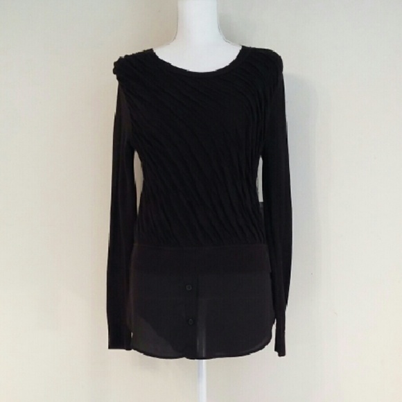 Simply Vera Black sweater and lower part is sheer.