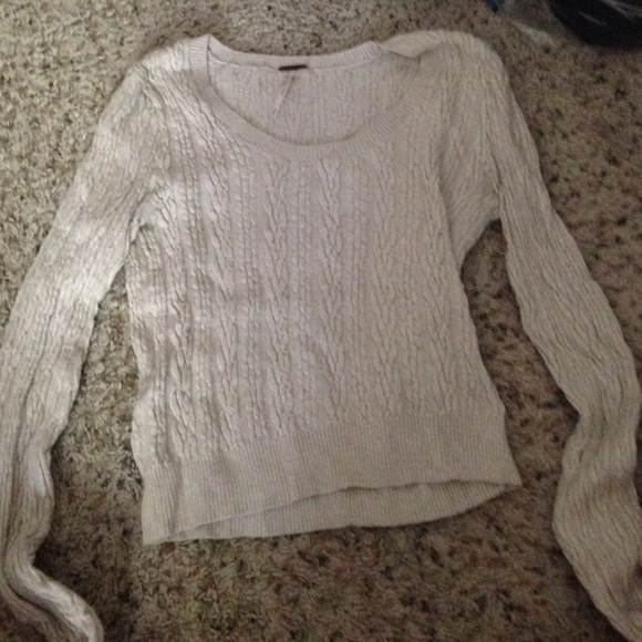 Free People sweater, cropped