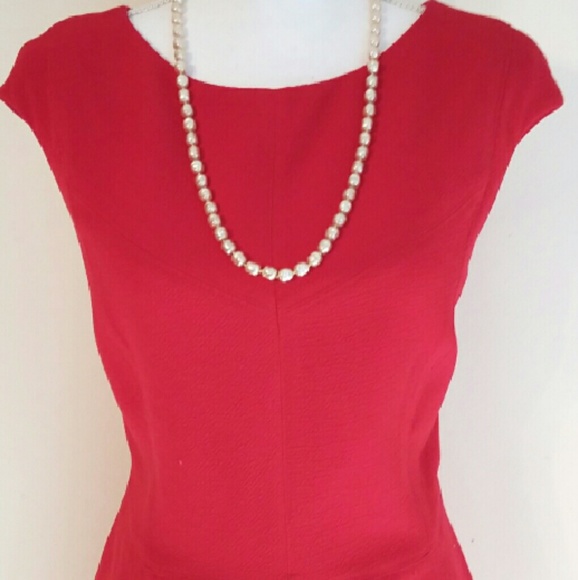 Chaps red dress