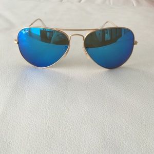 Ray ban aviators flash lenses