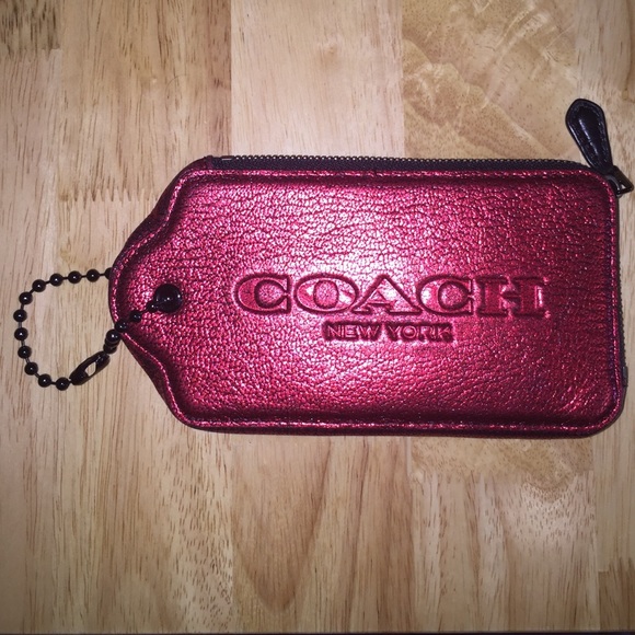 Coach Tag Coin Purse.