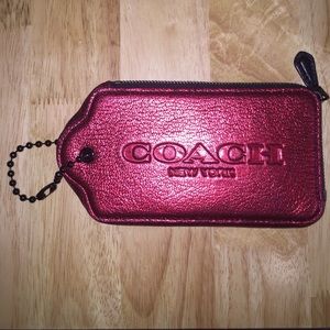 Coach Tag Coin Purse.
