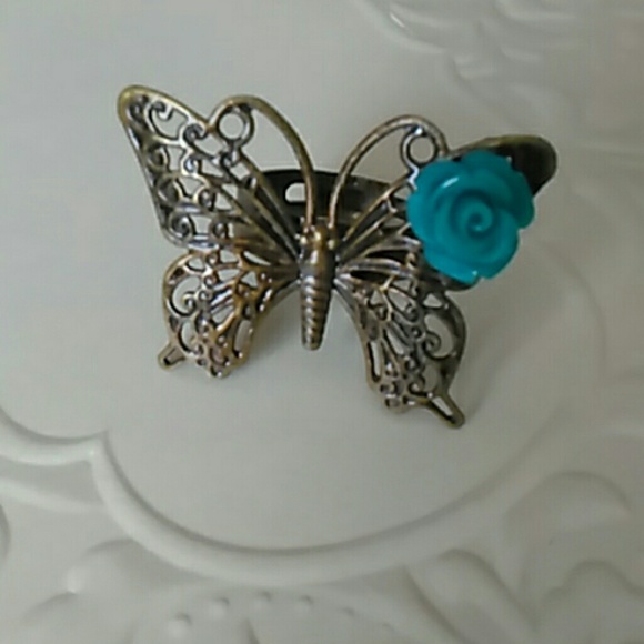 Butterfly Rose Ring - Picture 2 of 4