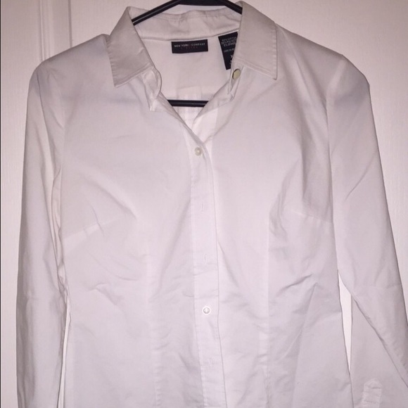 white button down