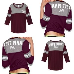NWT VS Pink Football Tee