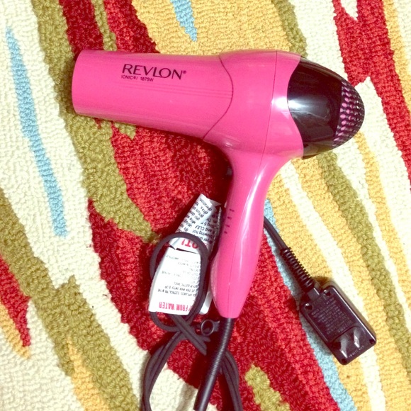 Hot pink blow dryer