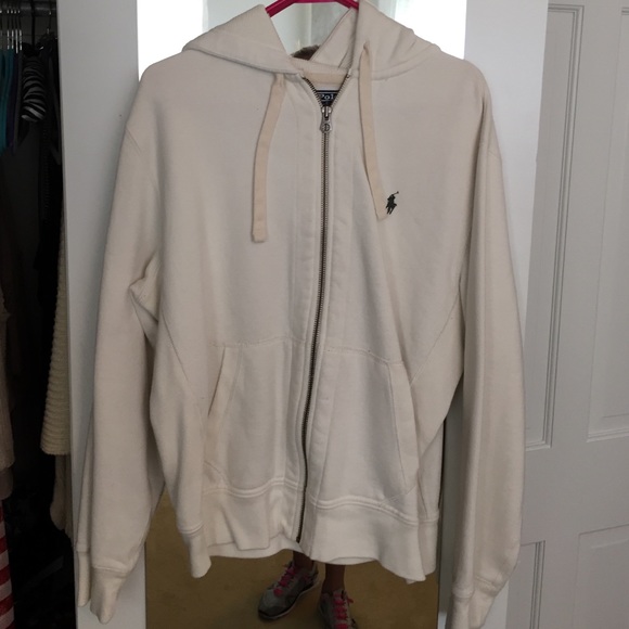 Mens polo hoodie.