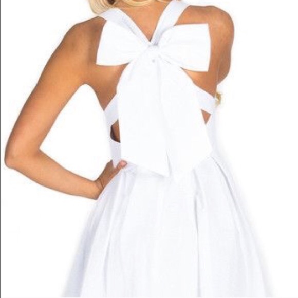 Lauren James Livingston Dress - White Seersucker