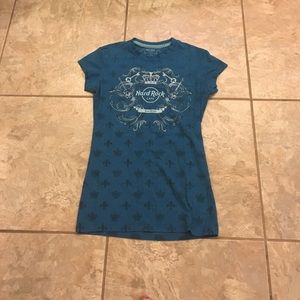 Hard Rock Cafe blue tshirt