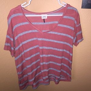 Striped crop top