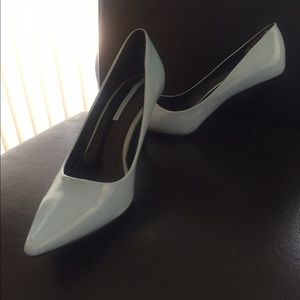 Baby blue Zara pumps