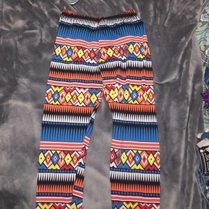 Multi colored, Aztec leggings