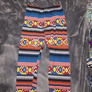 Multi colored, Aztec leggings