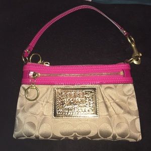 Coach wristlet bag