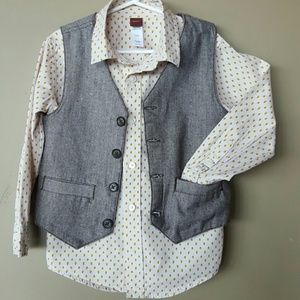 TEA COLLECTION boy's long sleeve button down.