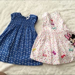 Gorgeous girls dresses sz 24 months & 2