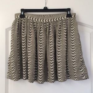 Flowy chevron skirt