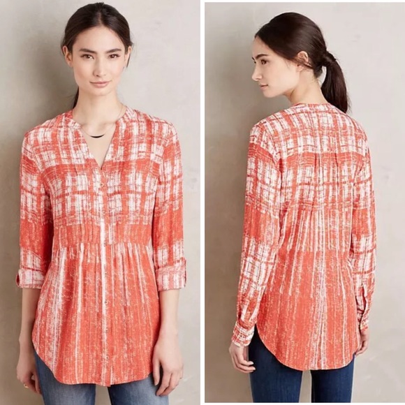 Anthropologie Tops - ANTHROPOLOGIE MAEVE CALIA TUNIC TOP SIZE 4 small