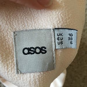 Asos Dresses - ASOS blush midi cutout back dress Asos Dresses - ASOS blush midi cutout back dress