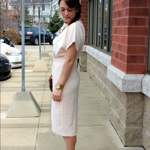 Asos Dresses - ASOS blush midi cutout back dress Asos Dresses - ASOS blush midi cutout back dress