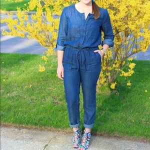LOFT Pants - LOFT denim jumpsuit LOFT Pants - LOFT denim jumpsuit