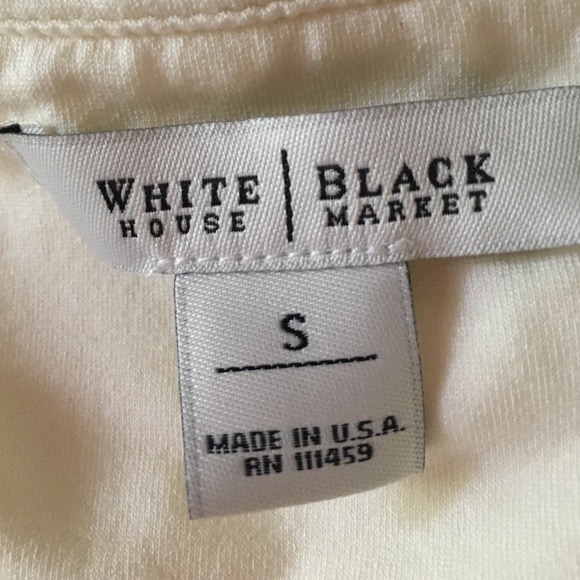 Beautiful Cream Top!  WHBM - Picture 4 of 4