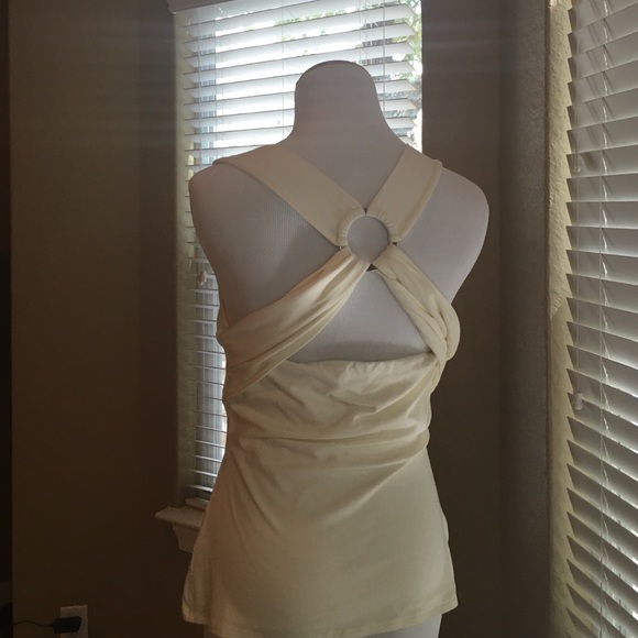 Beautiful Cream Top!  WHBM - Picture 2 of 4