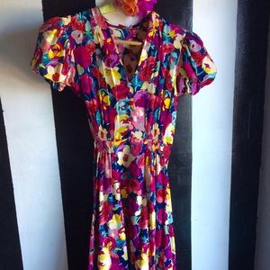 Betsey Johnson floral garden party dress