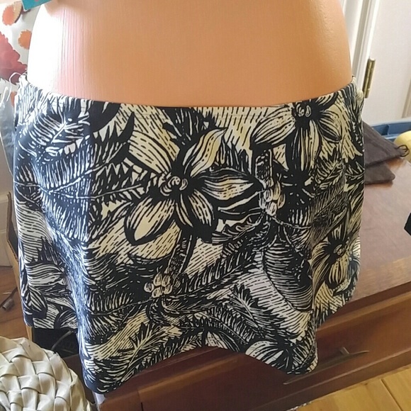 Swim Systems Island Tropics coconut Tree belt swimsuit bottoms skirtini XL 14 16 - Picture 3 of 4