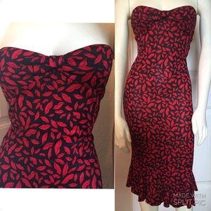💋Diane von Furstenberg sleeveless lips dress