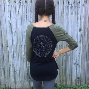 Zodiac Graphic Baseball Tee