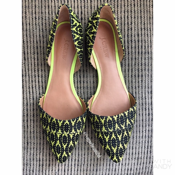 J. Crew Shoes - J.Crew Woven D'Orsay Flats